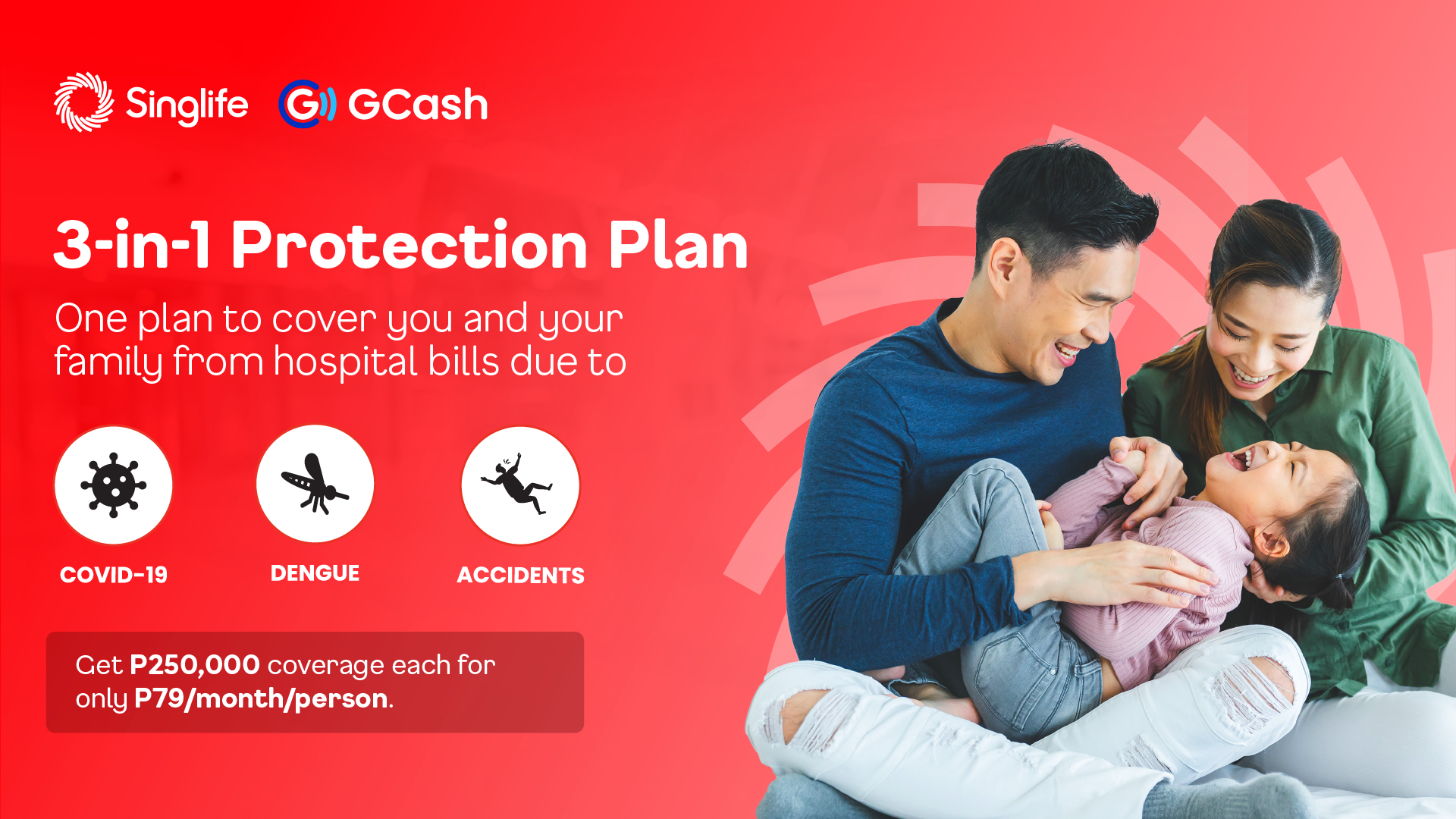 Want 3-in-1 protection plan for you and your family? Choose Singlife's newest insurance